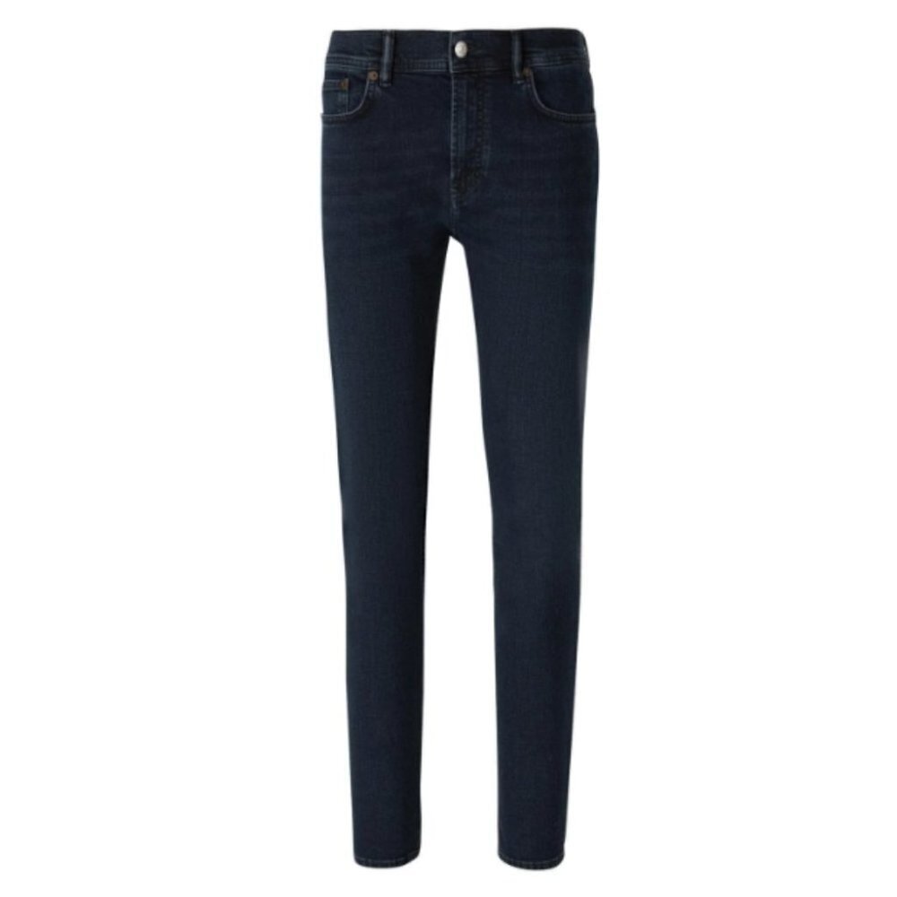Acne Flex Basement Jeans Dark Indigo Blue Mid Rise Denim Skinny size 28 Tall - Picture 9 of 14